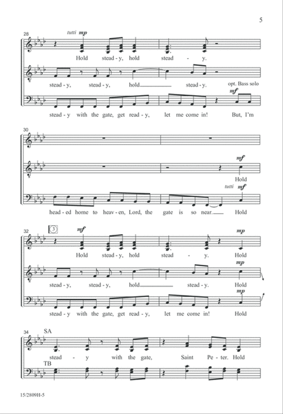 Hold Steady with the Gate Divisi scores gallery preview page 6