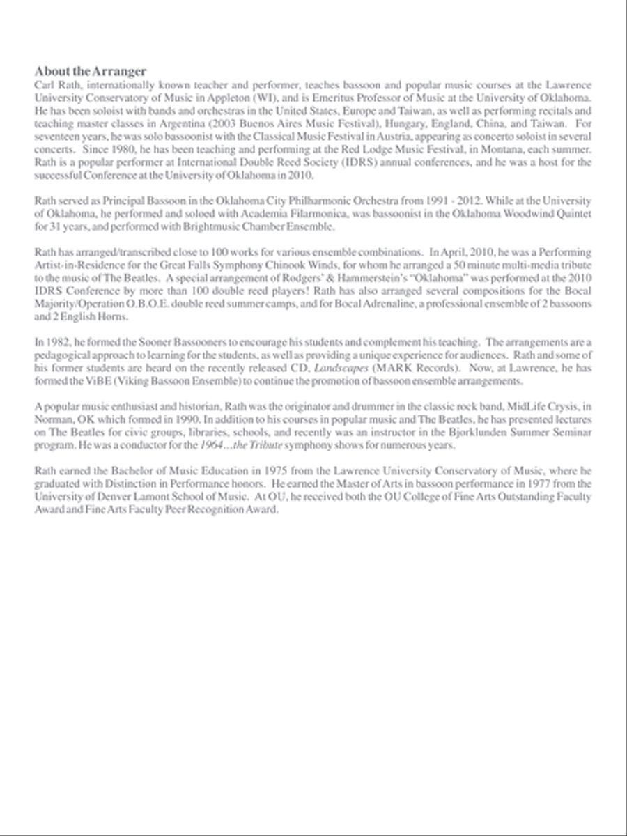 Queen Medley Fantasy Woodwind Quintet scores gallery preview page 2