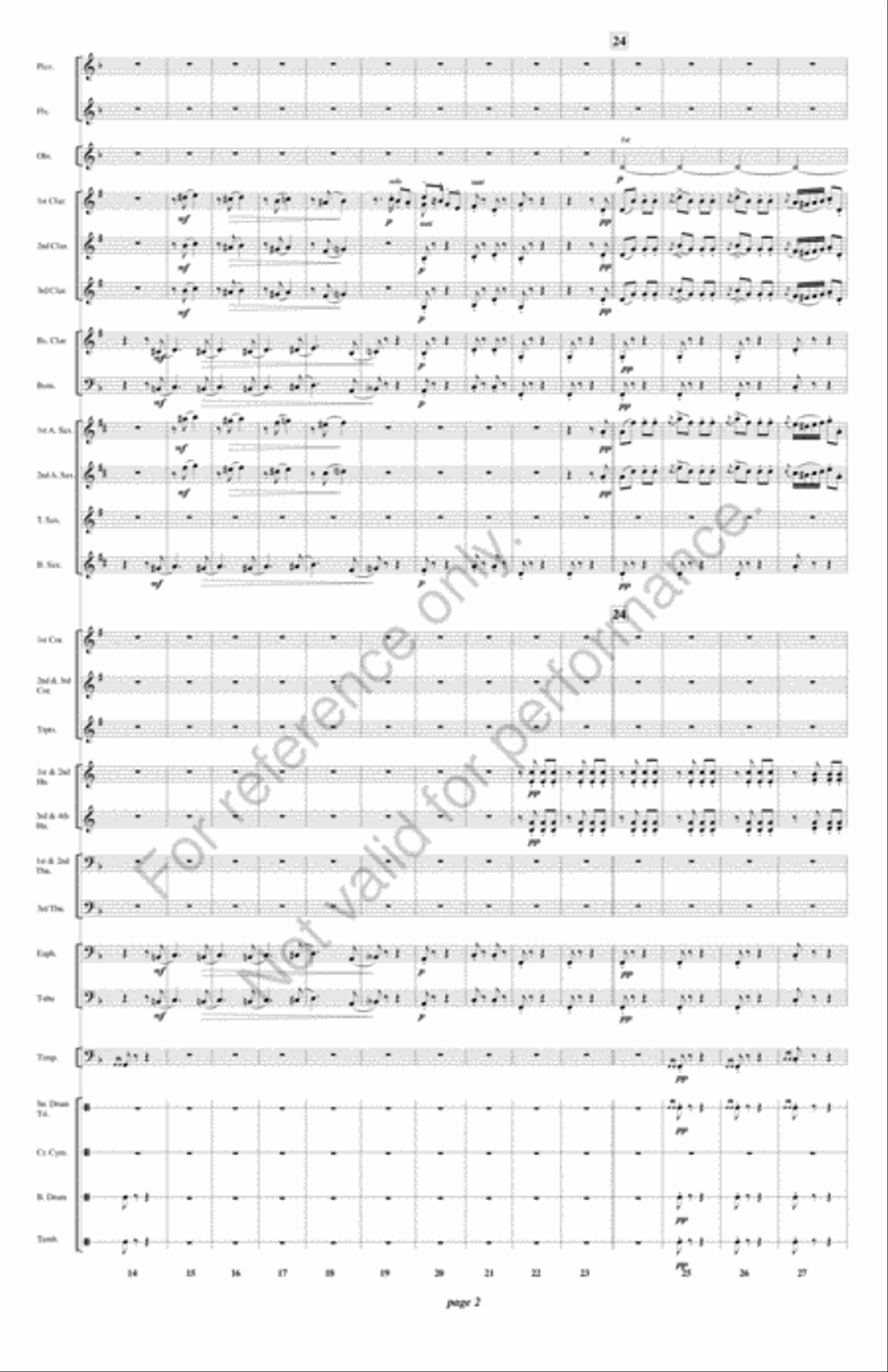 Fatinitza Concert Band scores gallery preview page 3