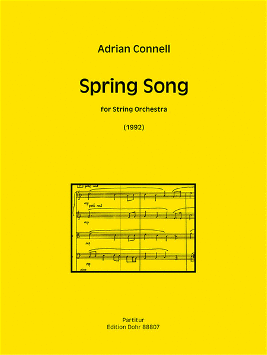 Spring Song für Streichorchester (1992)