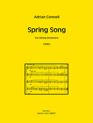 Spring Song für Streichorchester (1992)