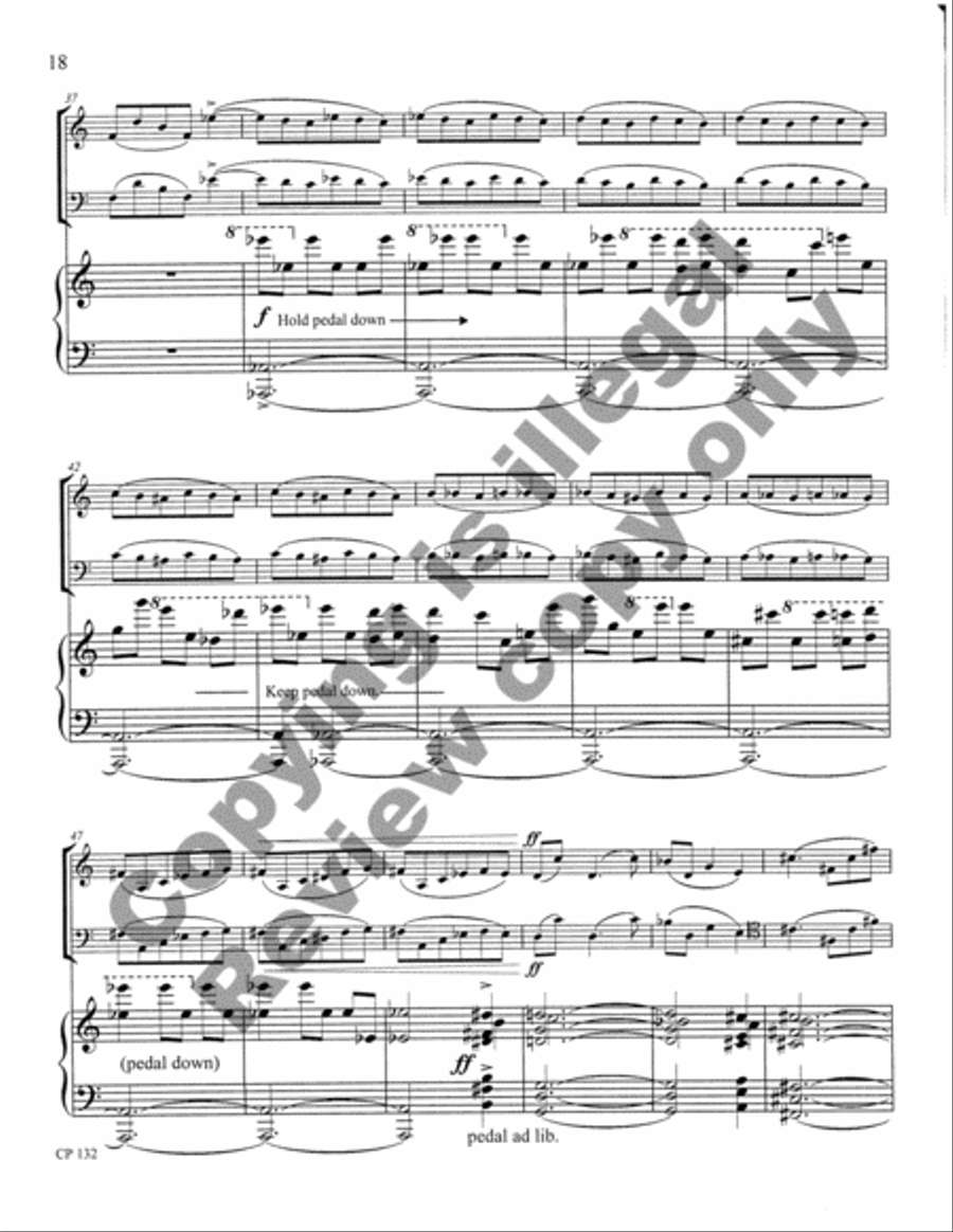 Concert Suite Piano Trio scores gallery preview page 24