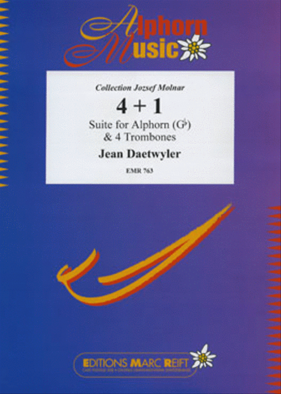 4 + 1 Trombone Quartet scores gallery preview page 1