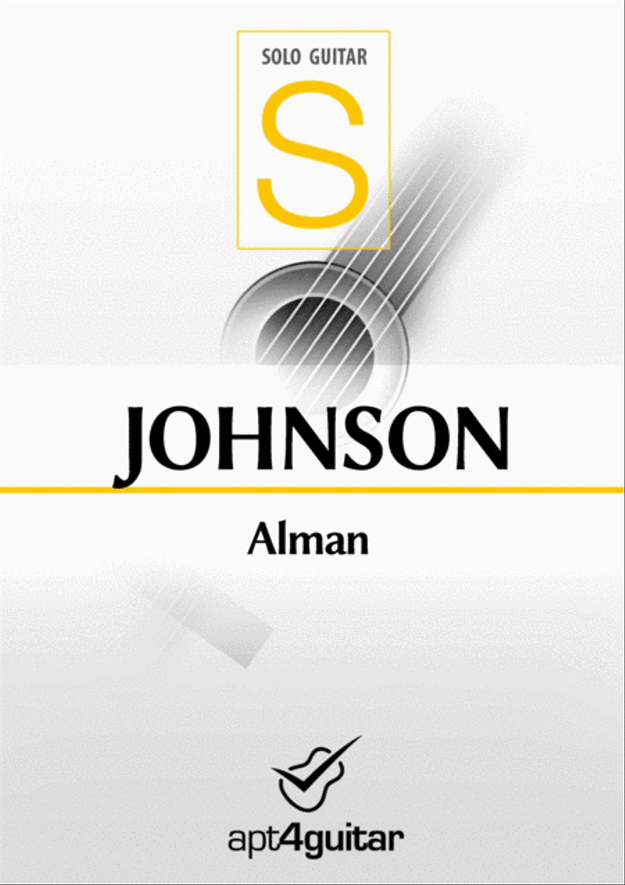 Alman Classical Guitar scores gallery preview page 1