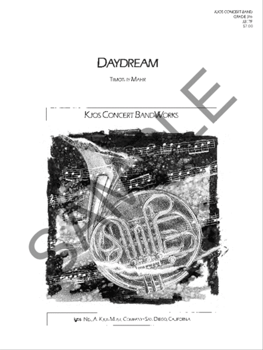Daydream - Score Daydream - Score Concert Band scores gallery preview page 2
