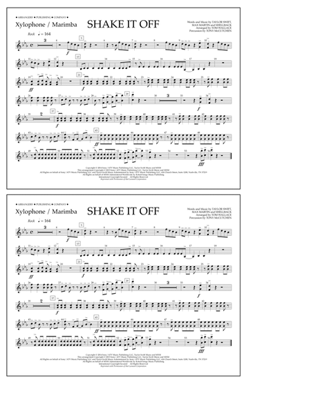 Shake It Off - Xylophone/Marimba
