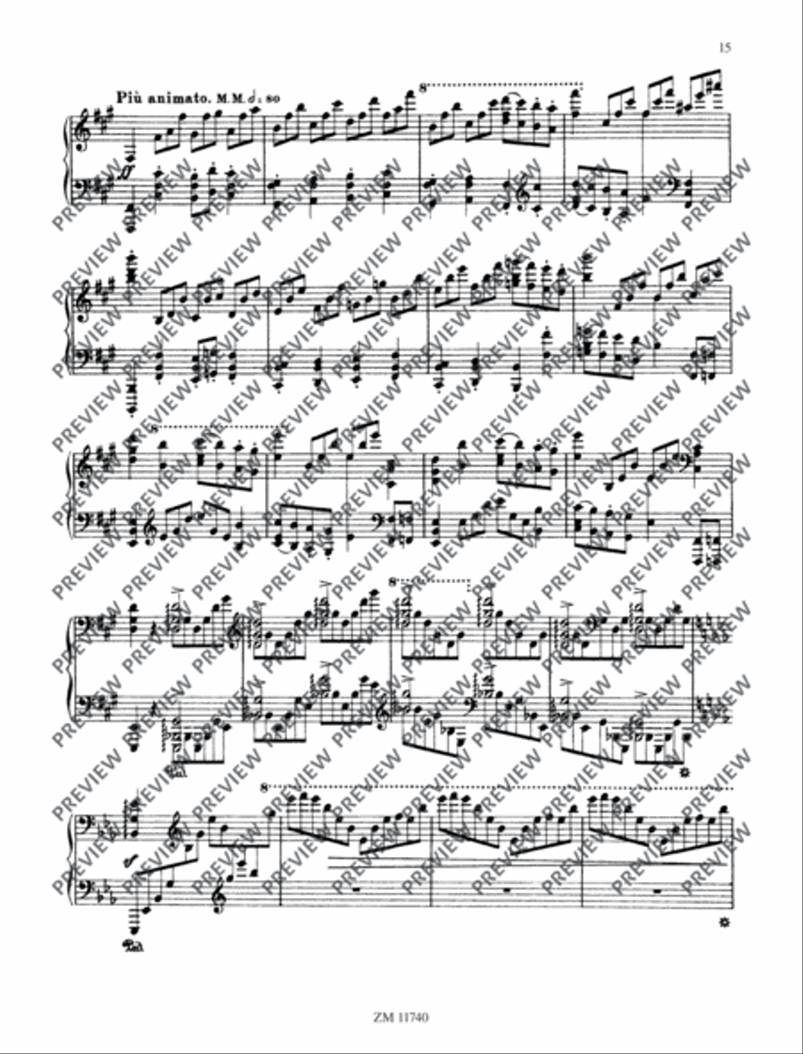 Twelve Études in Progressive Difficulty Piano Solo scores gallery preview page 16