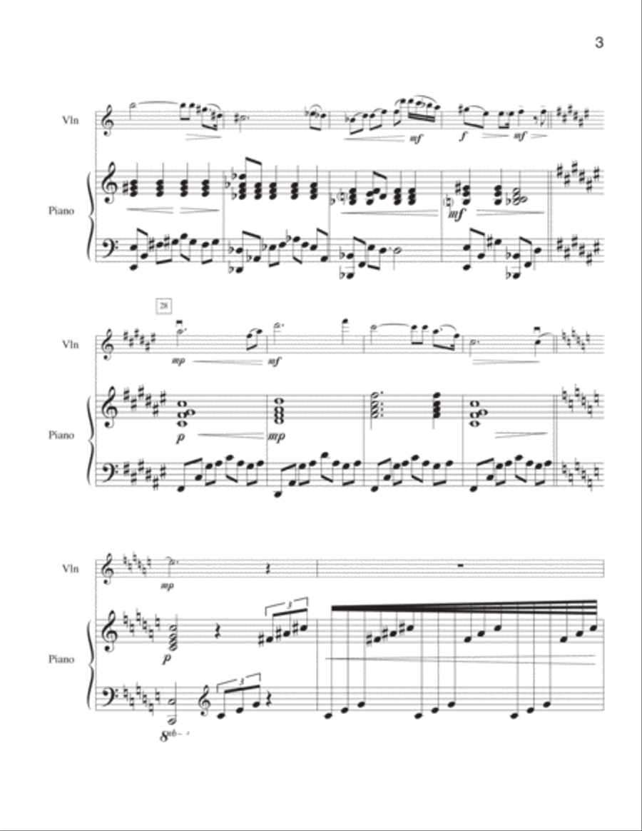 Rhapsody Violin Solo scores gallery preview page 4