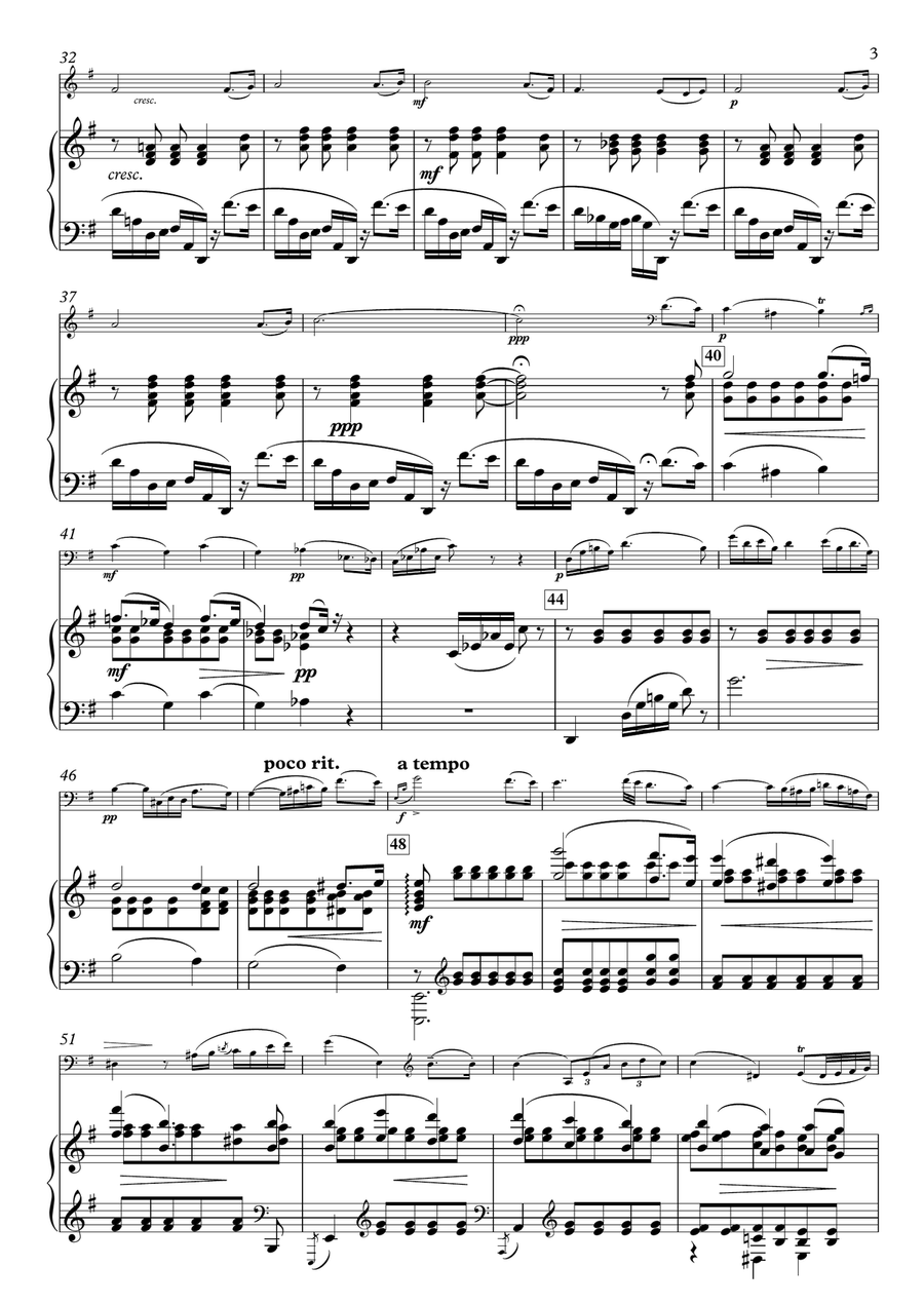 Etude Op.25 No.7 in e minor for Viola & Piano Viola scores gallery preview page 3