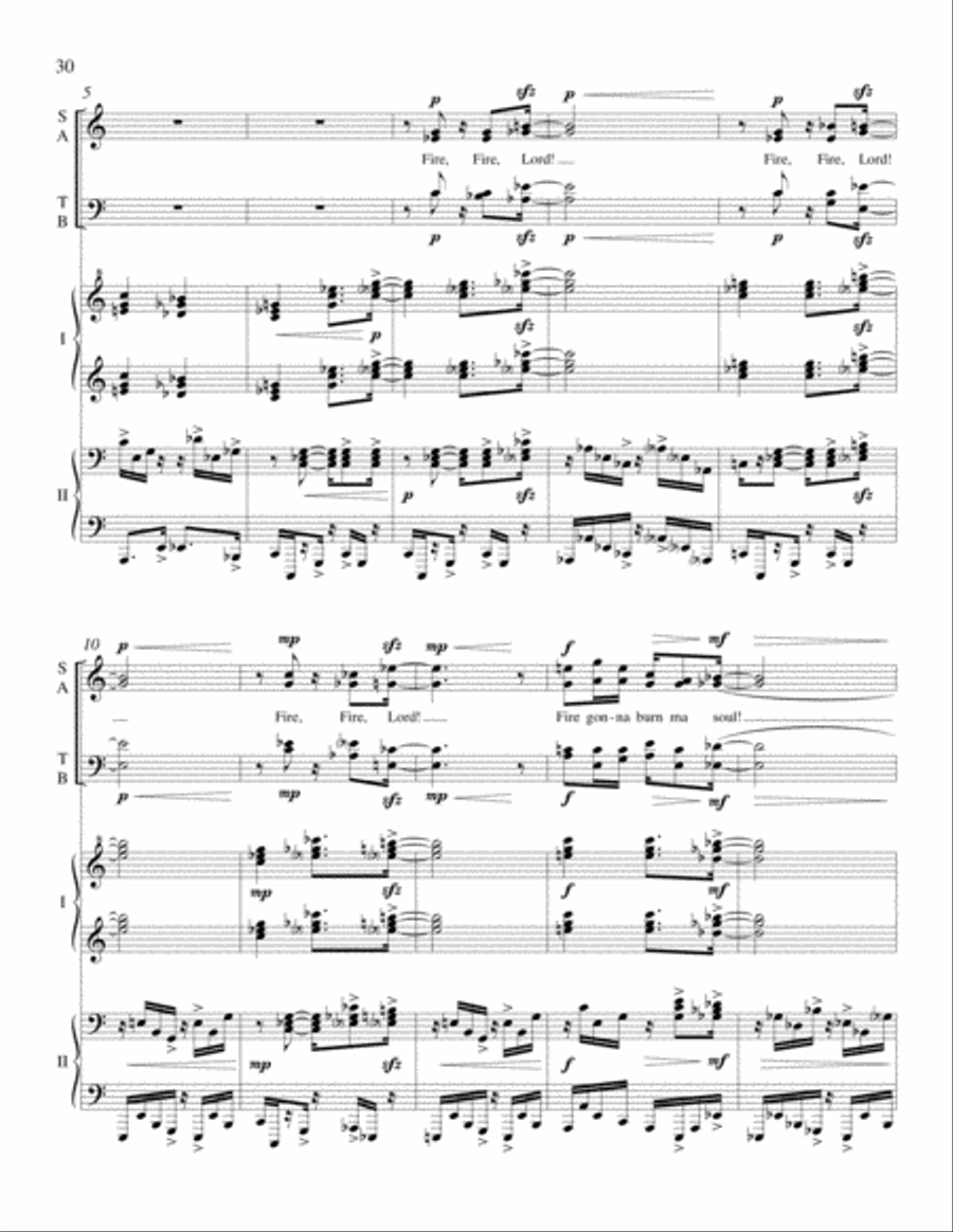 Afro-American Fragments Afro-American Fragments 4-Part scores gallery preview page 14