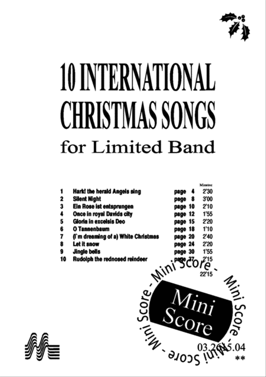 10 International Christmas Songs Fanfare Band scores gallery preview page 5