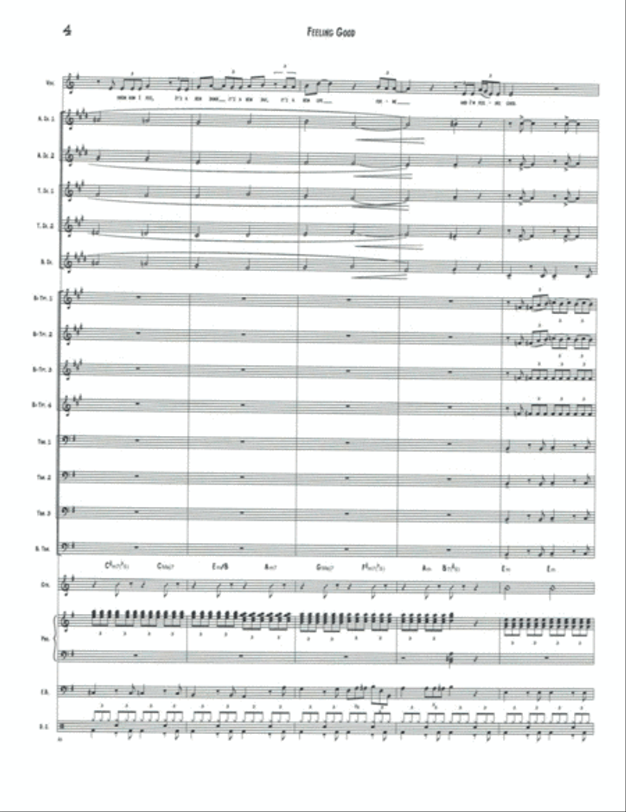Feeling Good Jazz Ensemble scores gallery preview page 5