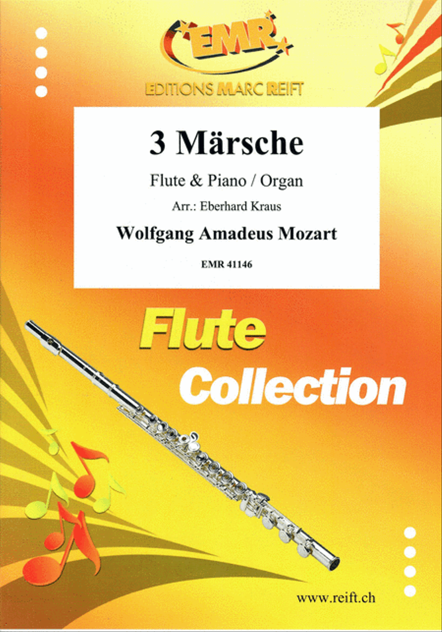 3 Marsche 3 Marsche Flute Solo scores gallery preview page 1