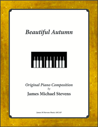 Book cover for Beautiful Autumn - Piano Solo