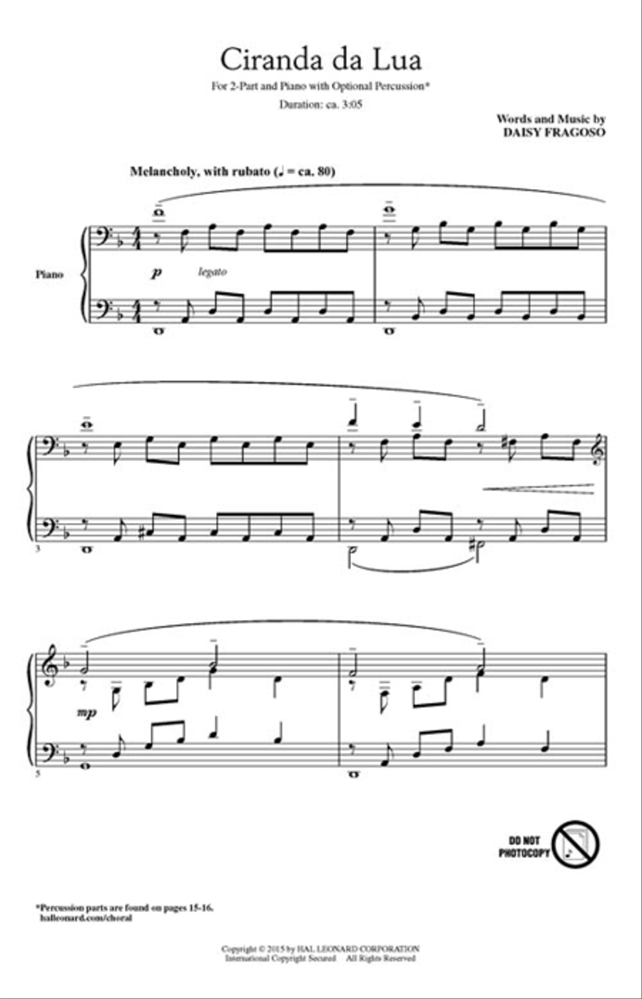 Ciranda da Lua 2-Part scores gallery preview page 2