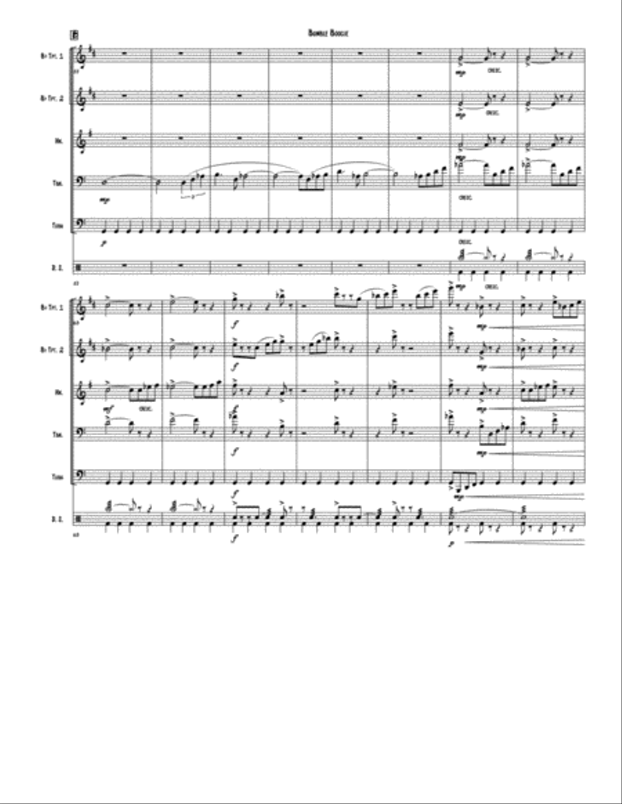 Bumble Boogie Brass Ensemble scores gallery preview page 6