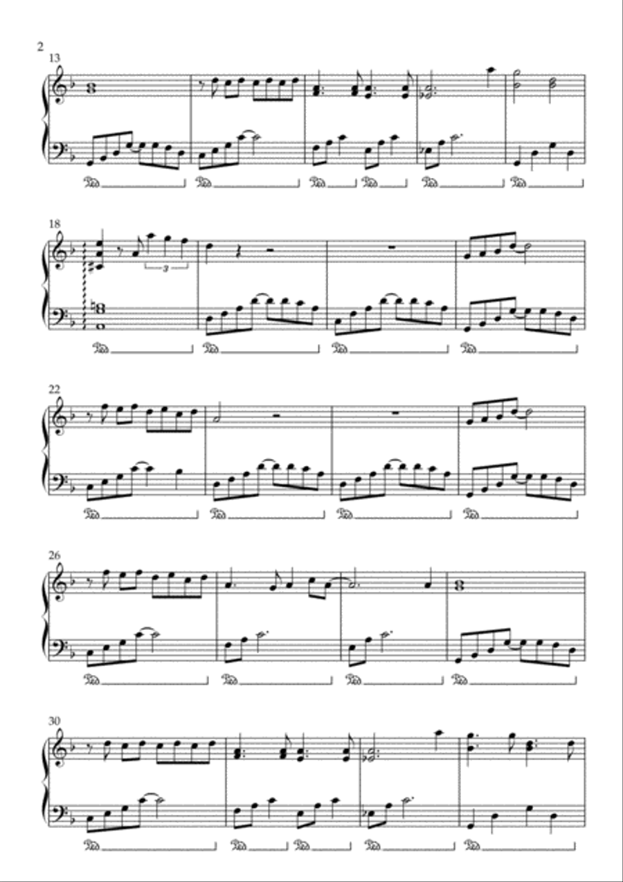 City Of Stars City Of Stars Piano Solo scores gallery preview page 2