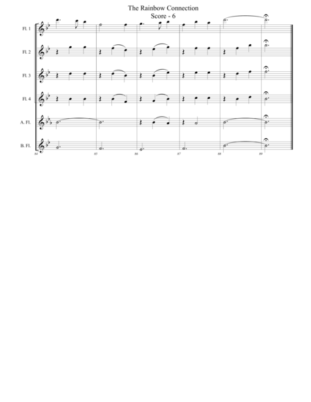 The Rainbow Connection by Kenny Ascher Flute Quartet - Digital Sheet Music