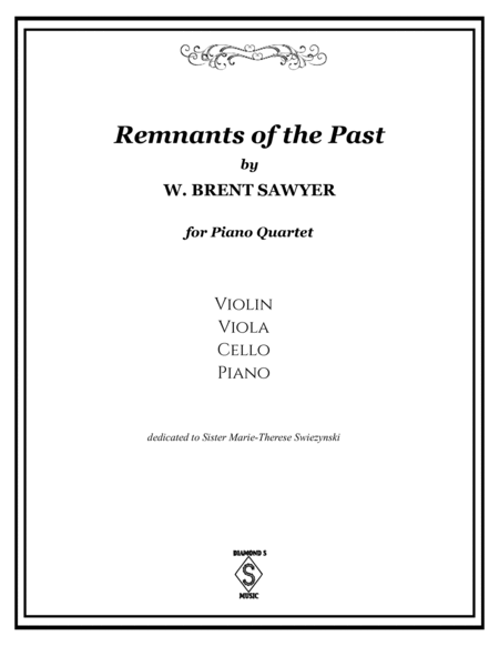 Remnants of the Past - for Piano Quartet image number null