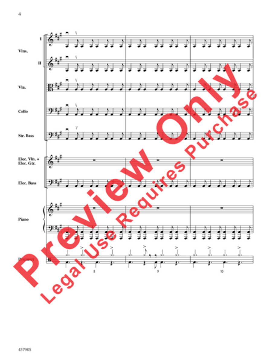 Siberian Sleigh Ride String Orchestra scores gallery preview page 25
