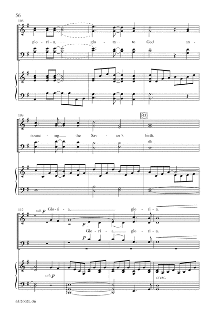 And This Shall Be a Sign And This Shall Be a Sign 4-Part scores gallery preview page 57