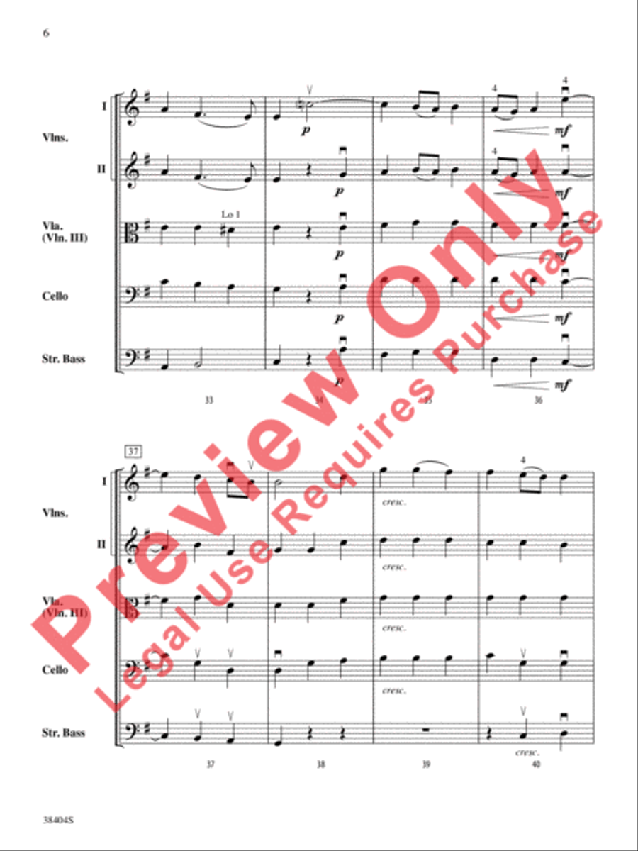 Largo String Orchestra scores gallery preview page 7