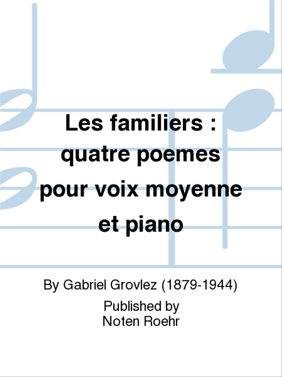 Les familiers Medium Voice scores gallery preview page 1
