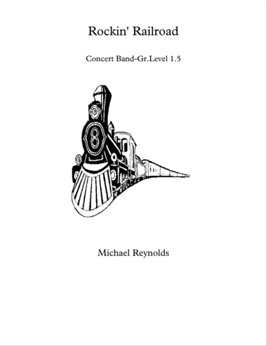 Rockin' Railroad Concert Band scores gallery preview page 1