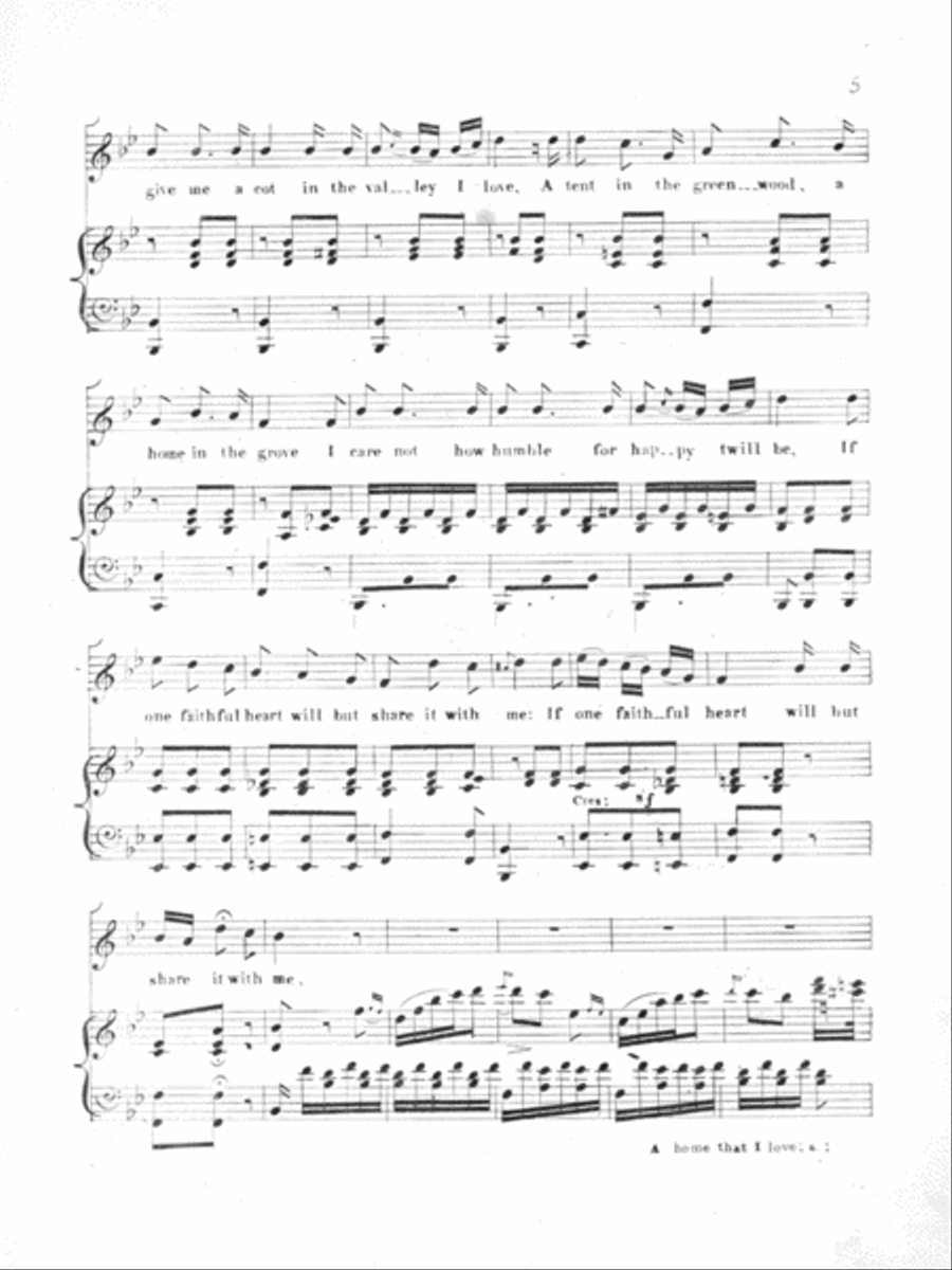 A Home That I Love Voice scores gallery preview page 4