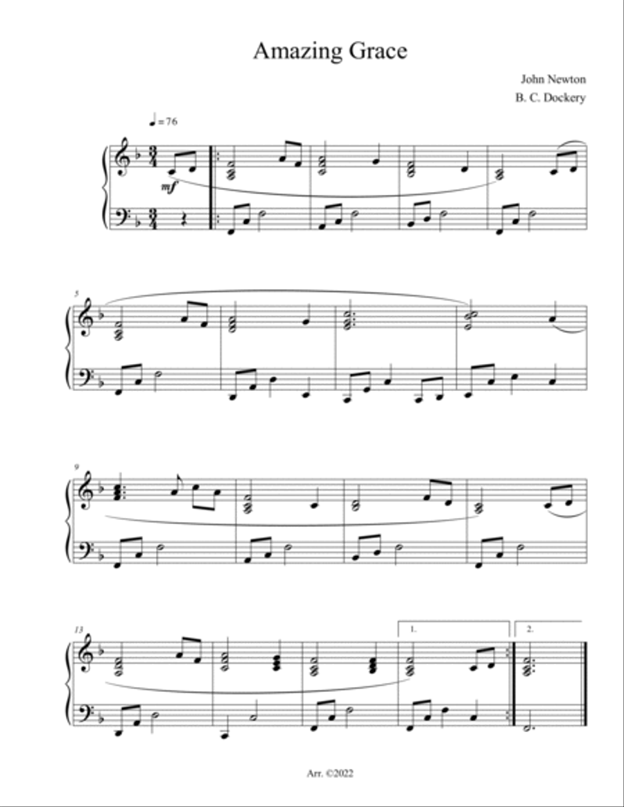 20 Greatest Hymns for Solo Piano Piano Solo scores gallery preview page 6