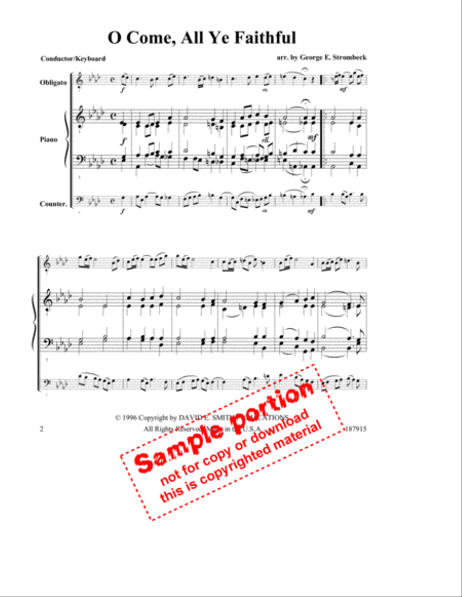 Hymns For Multiple Instruments- Vol. II, Bk1- Conductor/Keyboard Large Ensemble scores gallery preview page 2