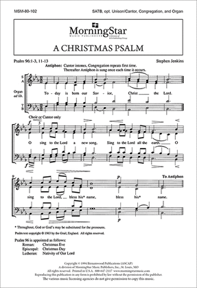 Book cover for A Christmas Psalm