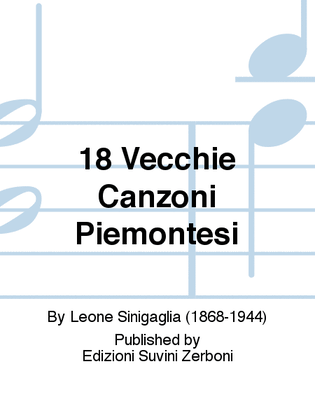 18 Vecchie Canzoni Piemontesi