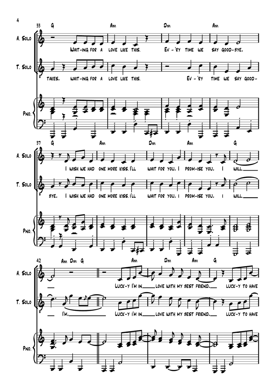 Lucky Piano scores gallery preview page 4