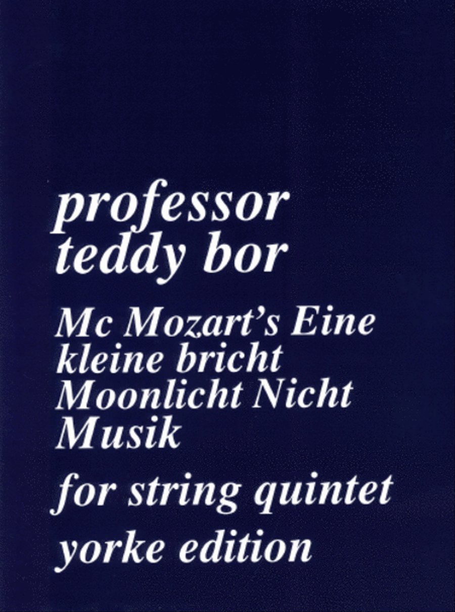 Mc Mozart's Eine Kleine Bricht Moonlicht Nicht Mus String Quintet scores gallery preview page 1