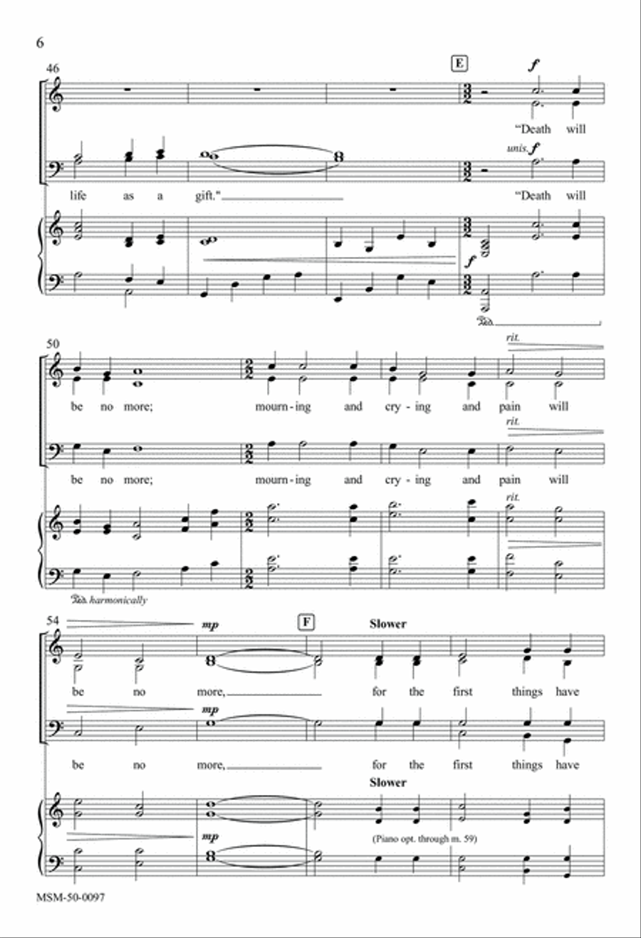 I Am the Alpha and the Omega 4-Part scores gallery preview page 6