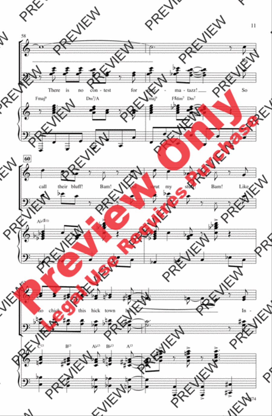 Zazz 4-Part scores gallery preview page 11