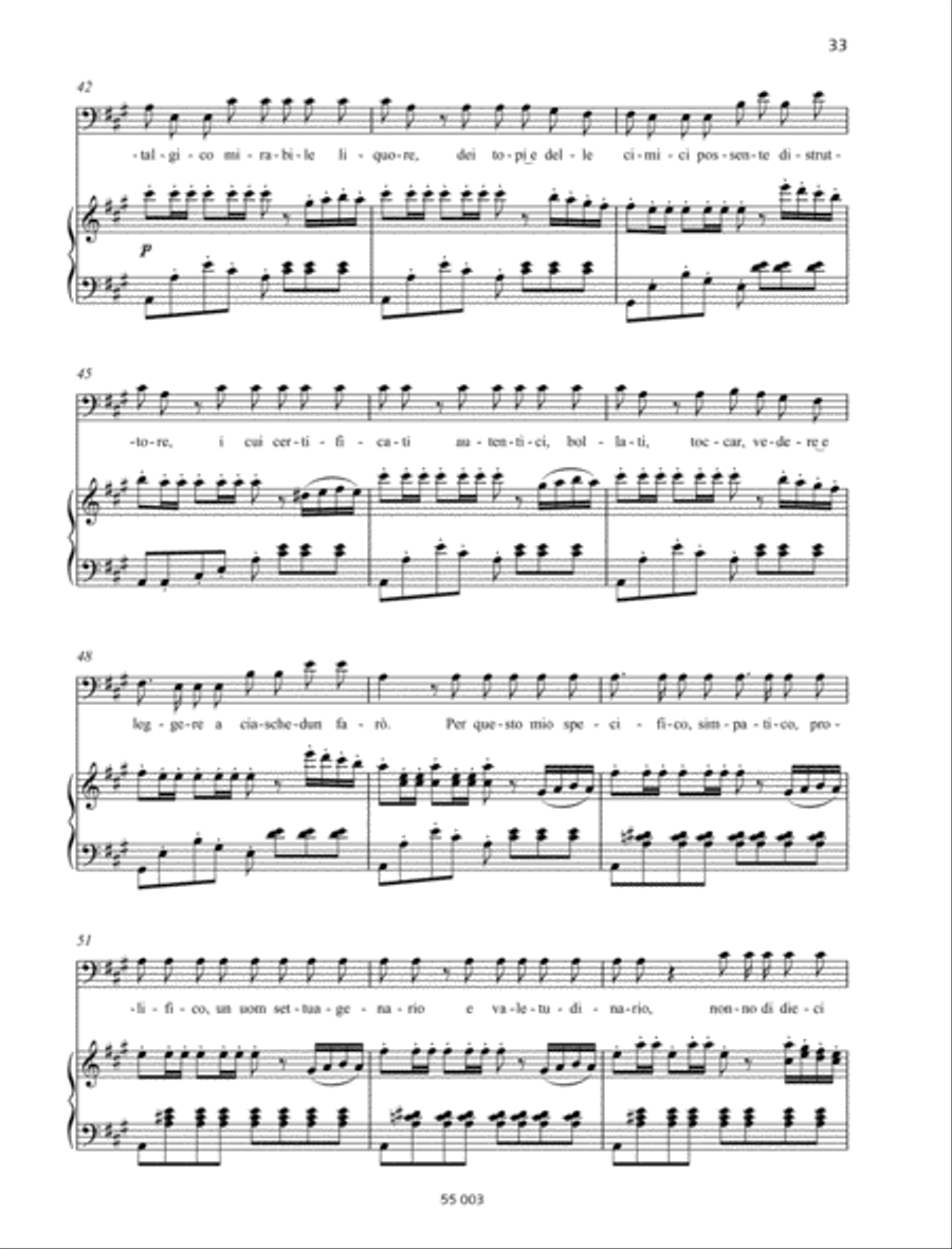Udite, udite, o rustici Baritone Voice scores gallery preview page 4