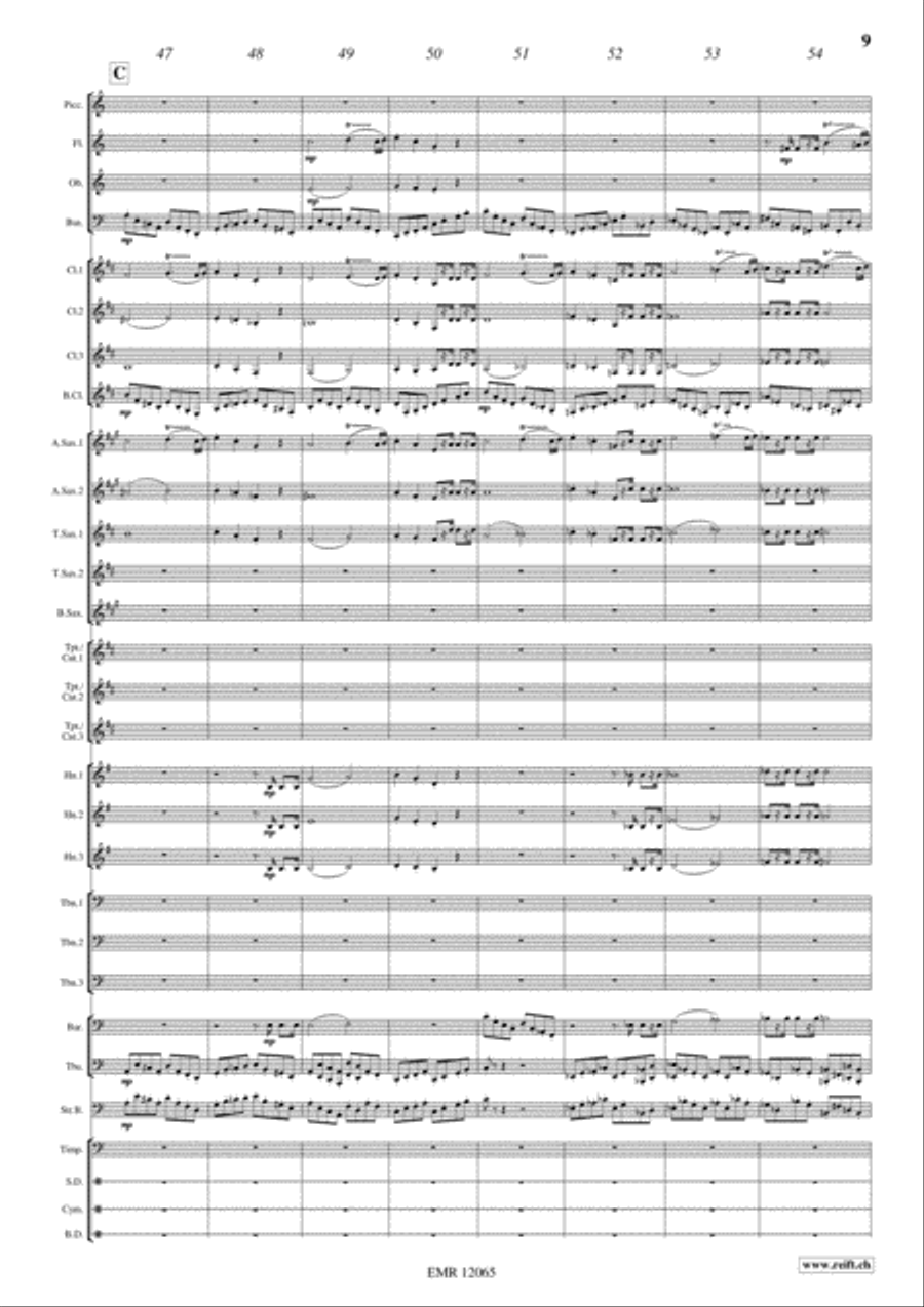 Lyon Concert Band scores gallery preview page 10