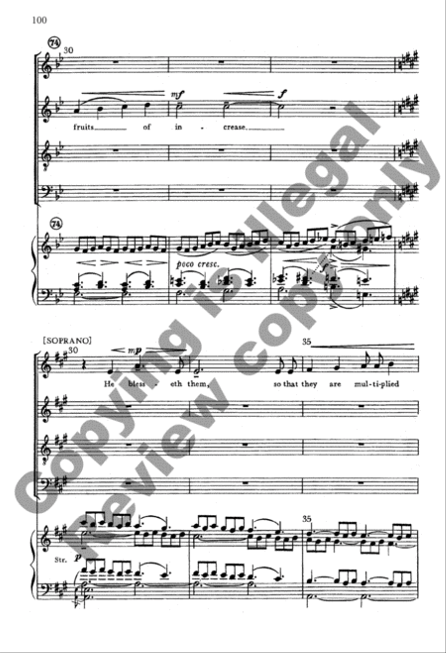 A Psalm Of Thanksgiving A Psalm Of Thanksgiving 4-Part scores gallery preview page 55