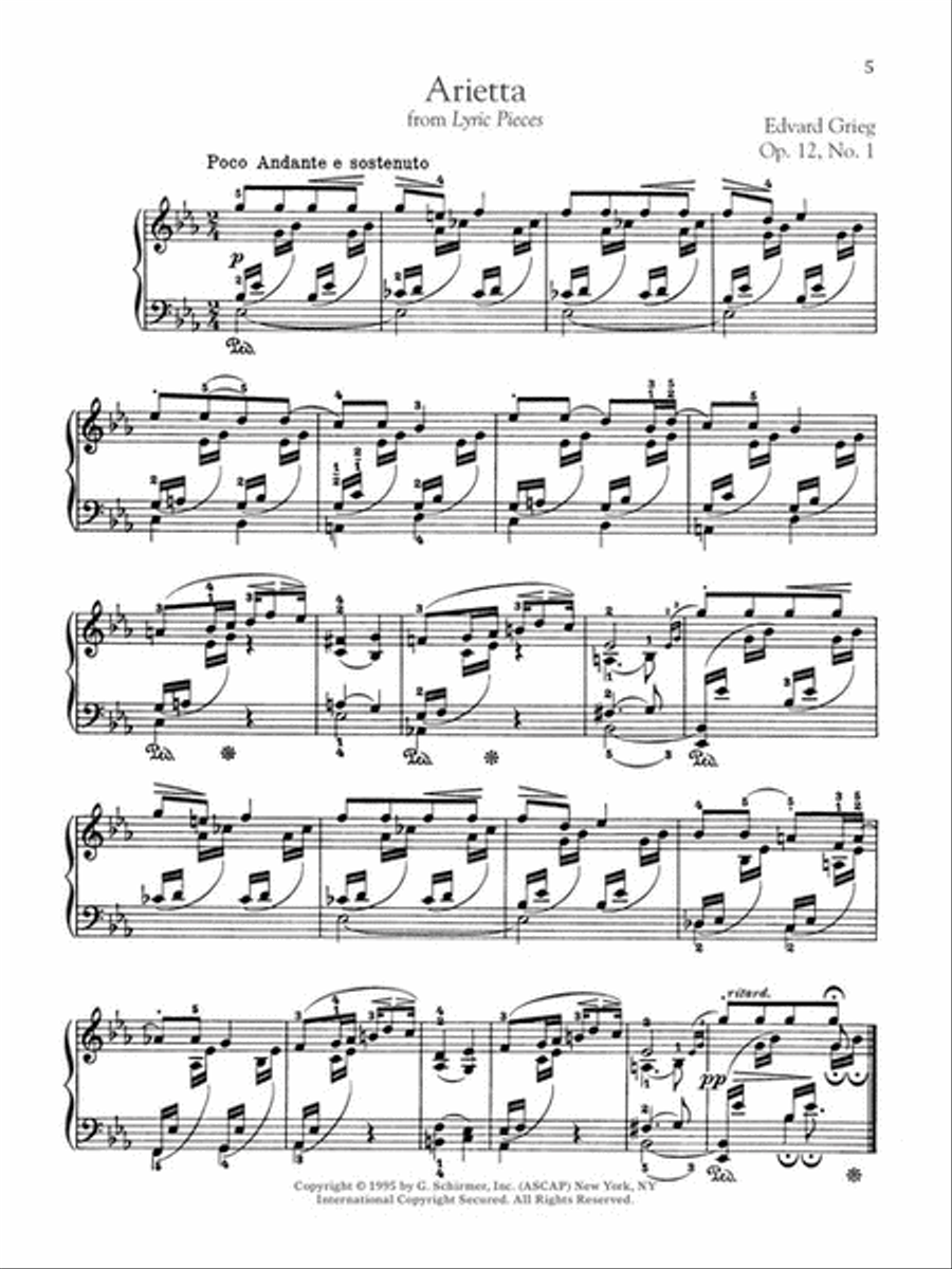 Grieg – Easier Lyric Pieces for Piano Grieg – Easier Lyric Pieces for Piano Piano Solo scores gallery preview page 3