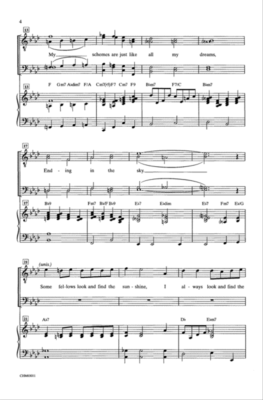 I'm Always Chasing Rainbows Choir scores gallery preview page 2