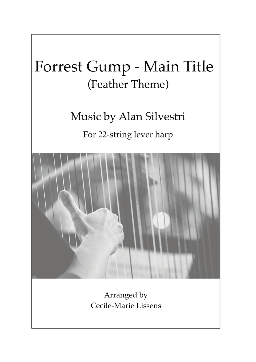 Forrest Gump - Main Title (feather Theme) Harp scores gallery preview page 1