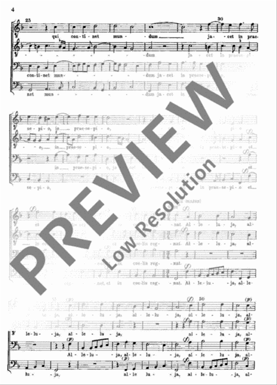 O regem coeli TTBB scores gallery preview page 5