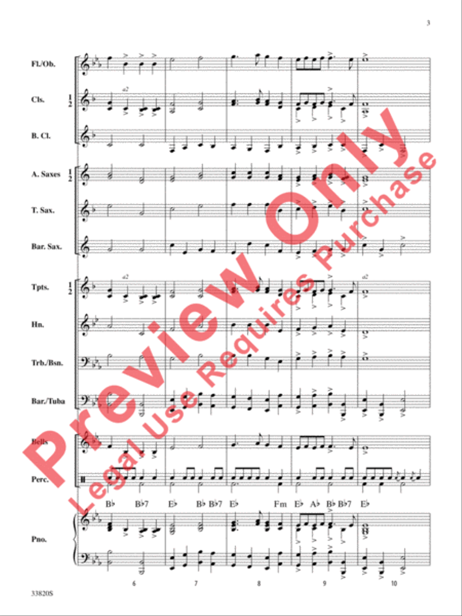 The Prince of Denmark's March Concert Band scores gallery preview page 4