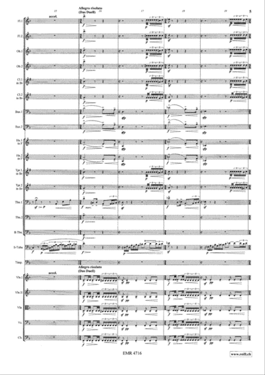 Don Giovannis Hollenfart Orchestra scores gallery preview page 5