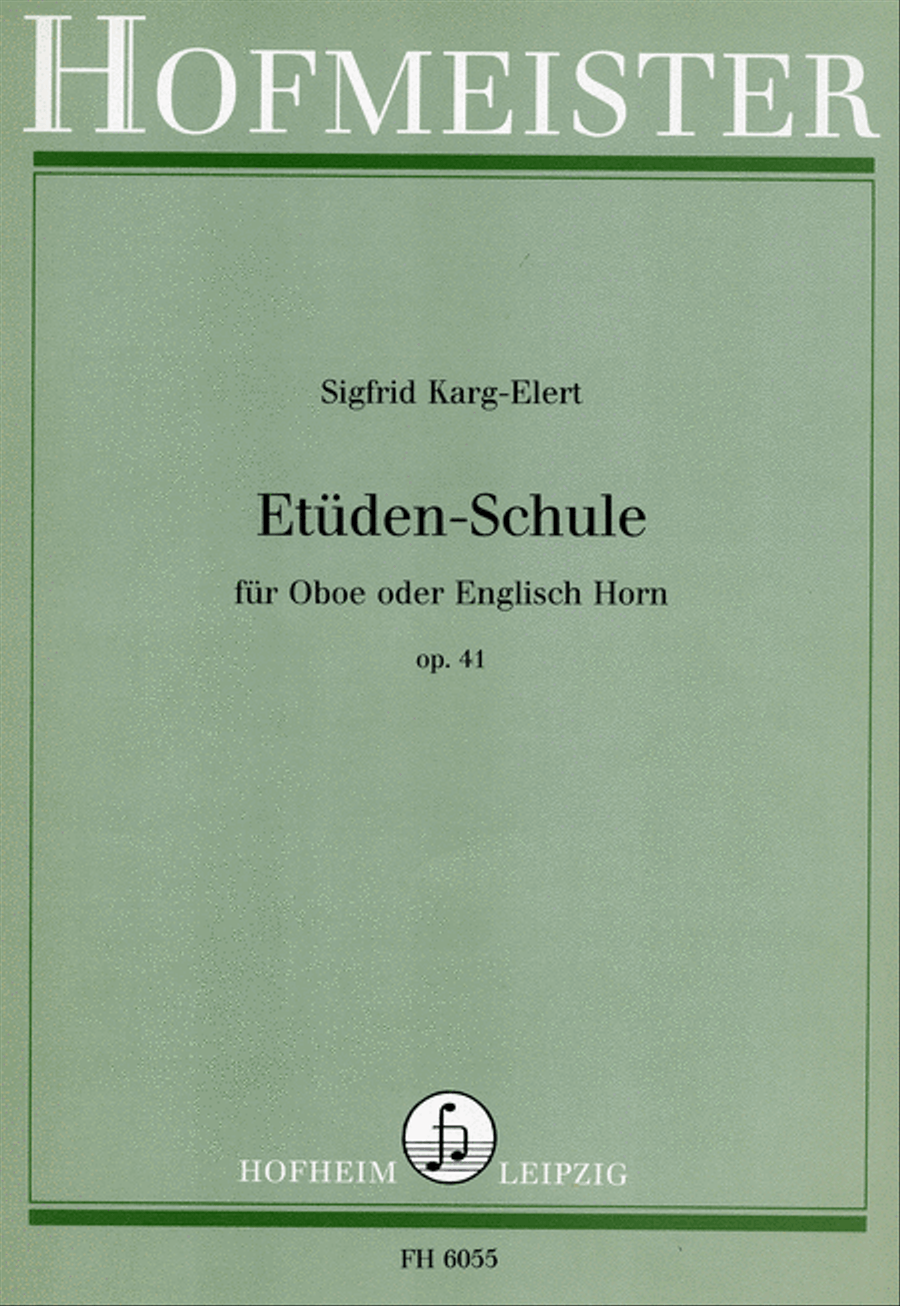 Etüden-Schule für Oboe oder Englisch Horn, op. 41 English Horn scores gallery preview page 1