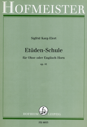 Book cover for Etuden-Schule fur Oboe oder Englisch Horn, op. 41