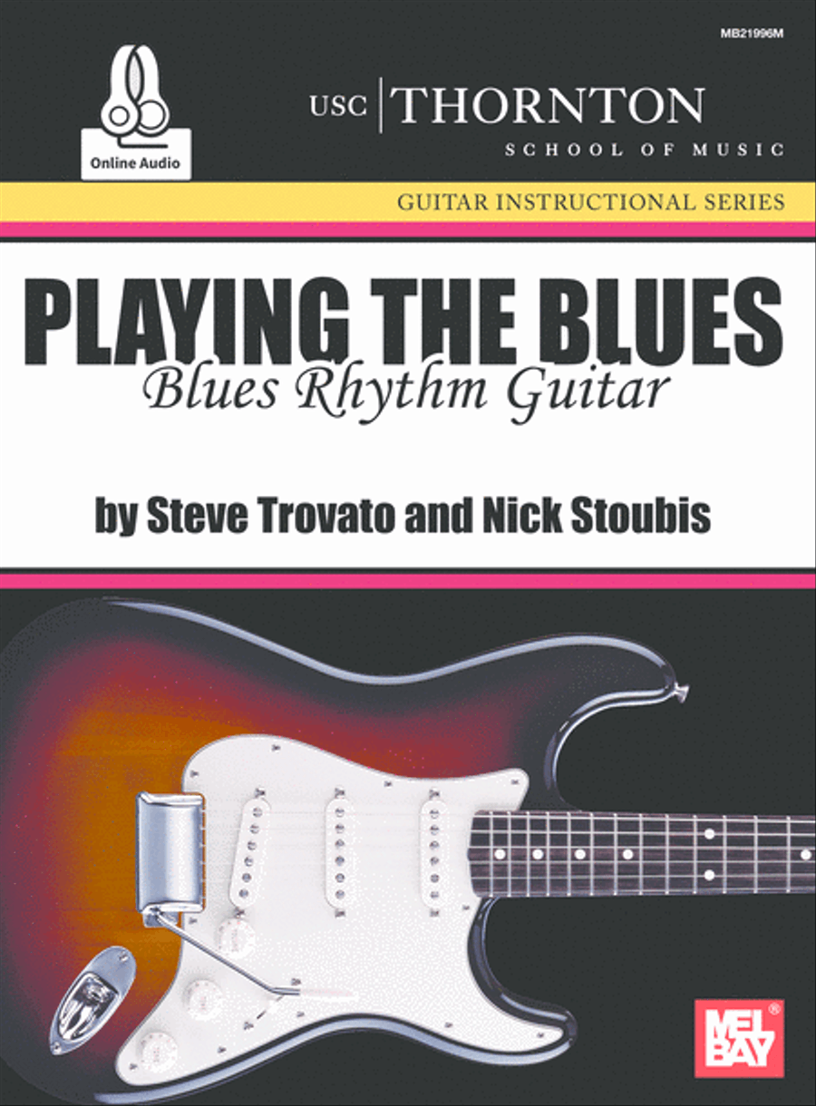 Playing the Blues: Blues Rhythm Guitar (USC) Electric Guitar scores gallery preview page 1