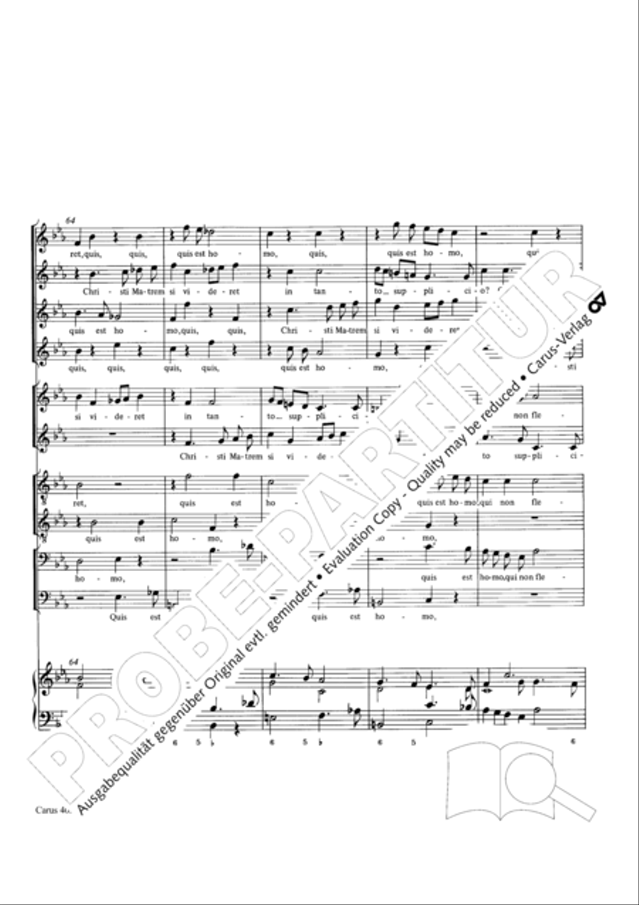 Stabat mater Choir scores gallery preview page 29